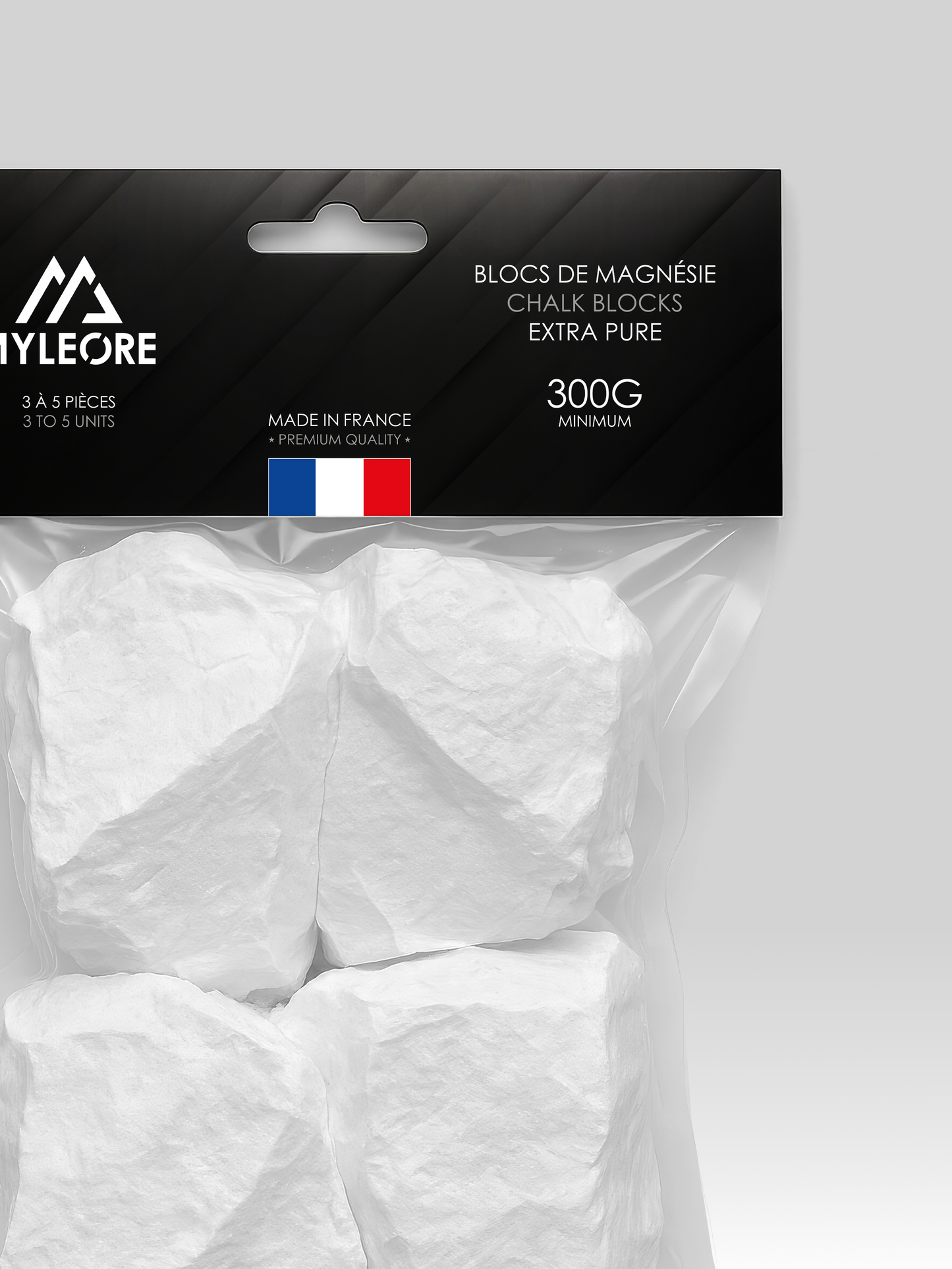 Zoom sur les blocs de magnésie extra-pure de 300g